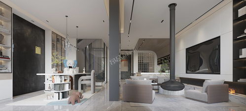 贵州遵义600平米别墅室内装修设计 用意式轻奢来和空间对话